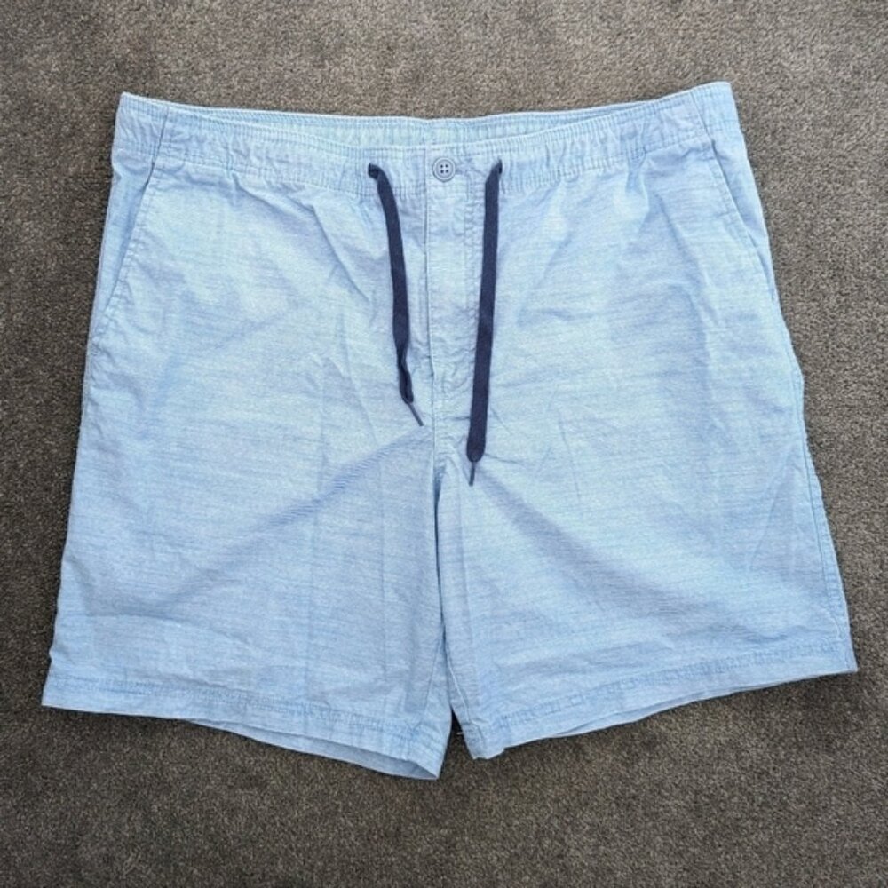 IZOD blue and white cotton golf shorts waist 38